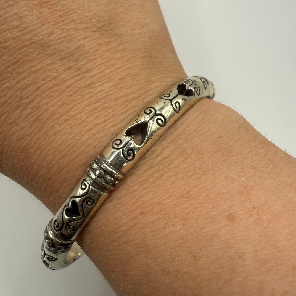 Brighton Silver Heart Bracelet